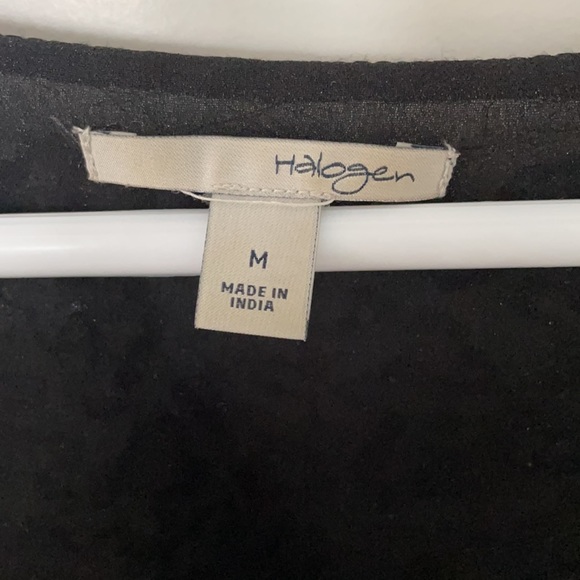 Halogen black sequin tank top - Picture 3 of 4